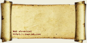 Jakov Zebić vizit kartica